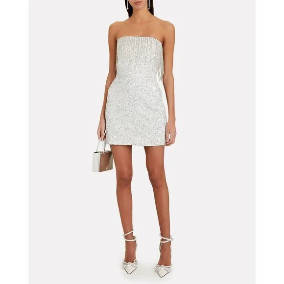 Retrofete Dress Cassandra Strapless Mini in White - Picture 16 of 16